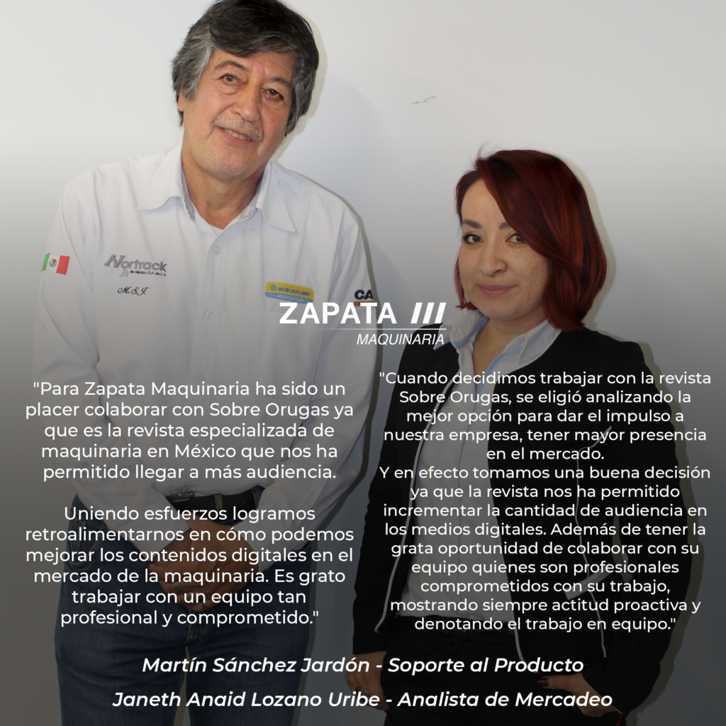 Janeth Lozano y Martín Sánchez - Testimonio Zapata Maquinaria
